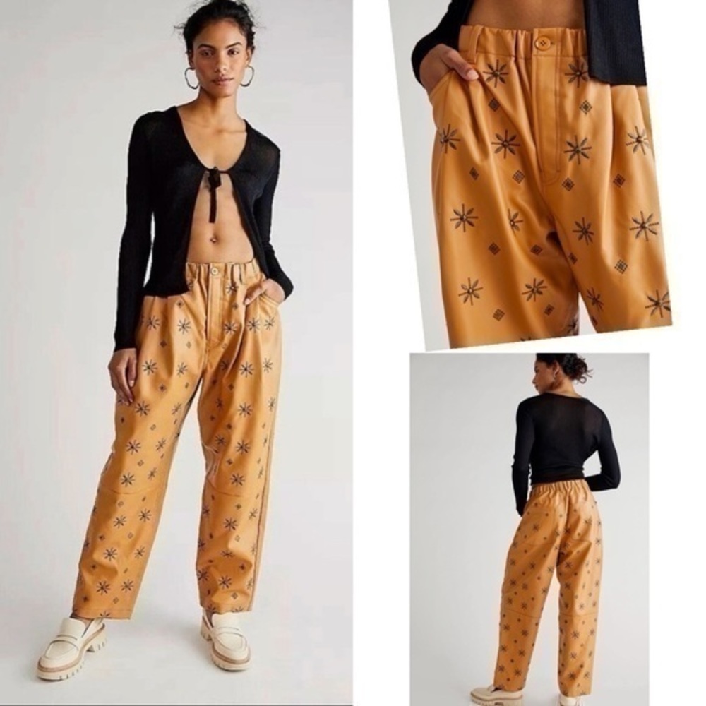 Free People Camille Vegan Leather Pants